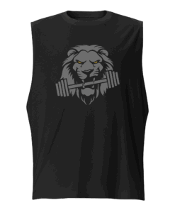 Arsell Barbell Lion Muscle Shirt